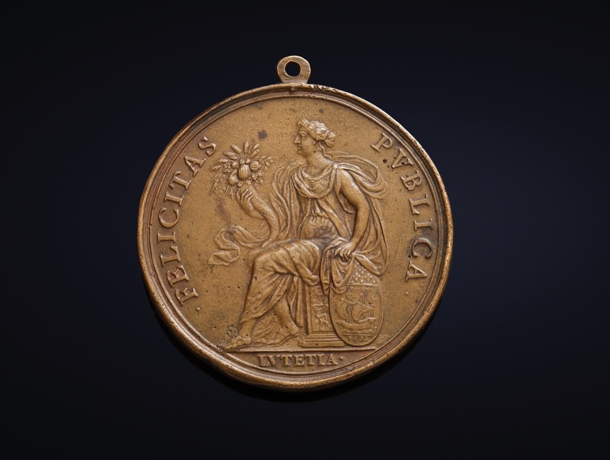 Médaille Bronze Louis XIV 