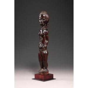 Côte D’ivoire, Baoule, Fin XIXème, Statuette D’épouse De L’au-delà, Dite Blolo Bla