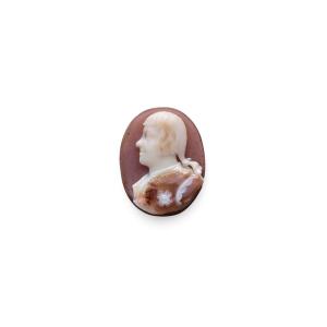 Spanish Royal Agate Cameo, Portrait Of Ferdinand Prince Of Asturias