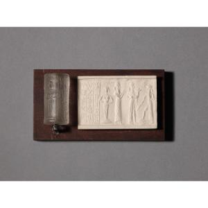 Crystal Cylinder Seal, Kassite Dynasty 16th-12th Century Bc