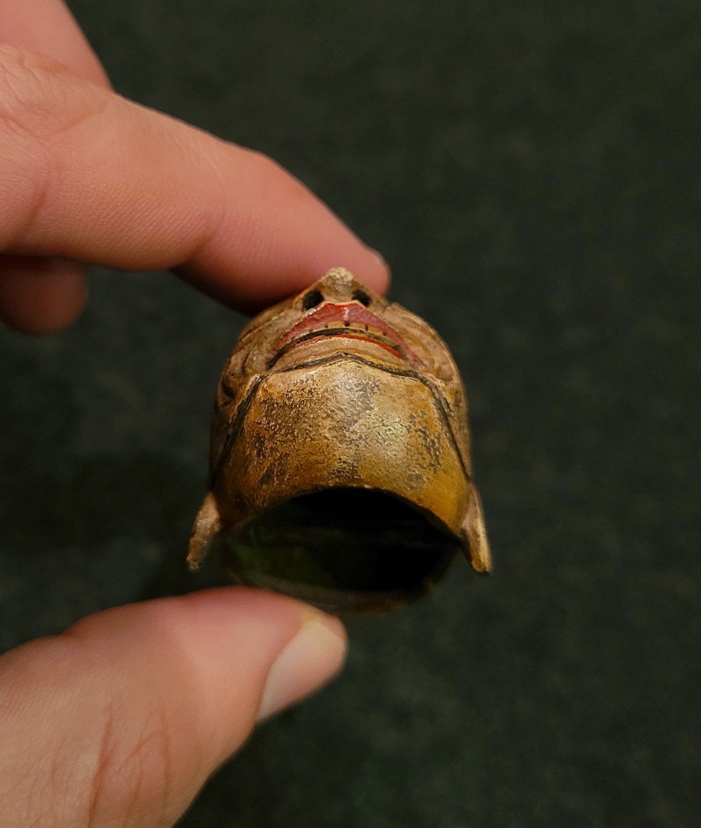 Netsuke - Masque De Gigaku - Bois - Japon - XIXème-photo-3