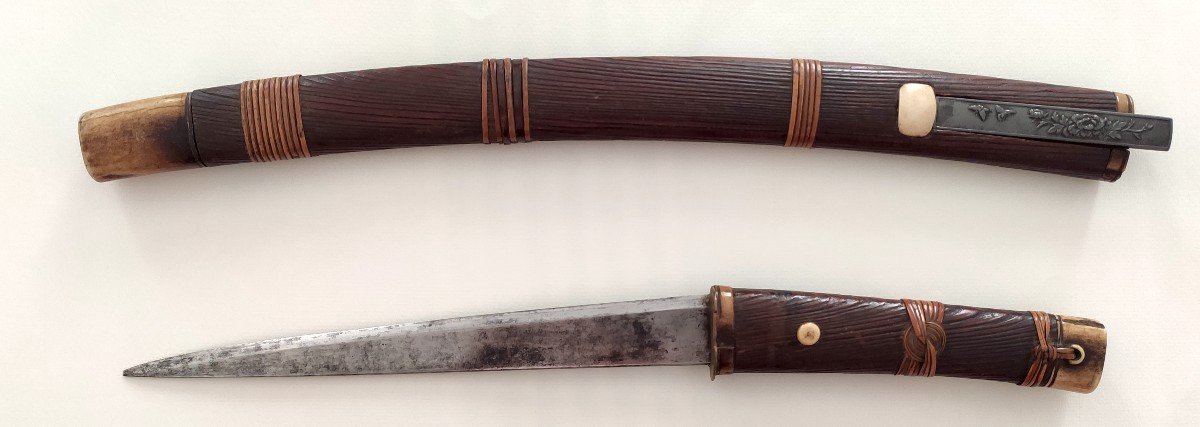 Rare Sabre Japonais Aïnou -photo-3