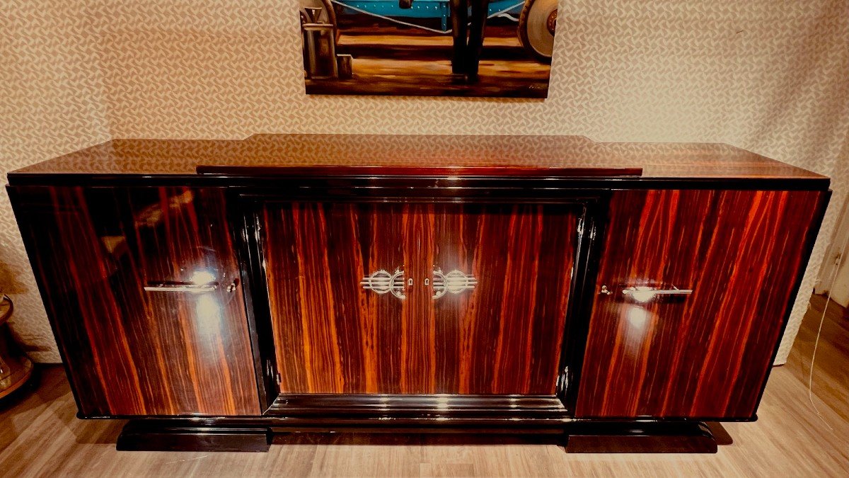 Enfilade Art Deco En ébène De Macassar