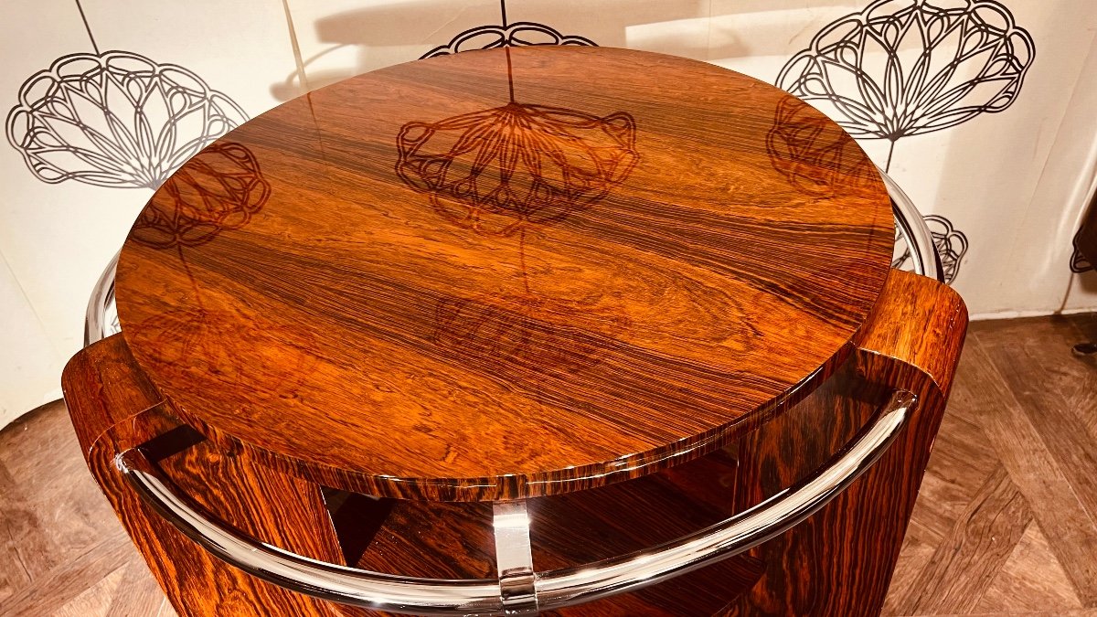 Rio Rosewood Art Deco Coffee Table-photo-4