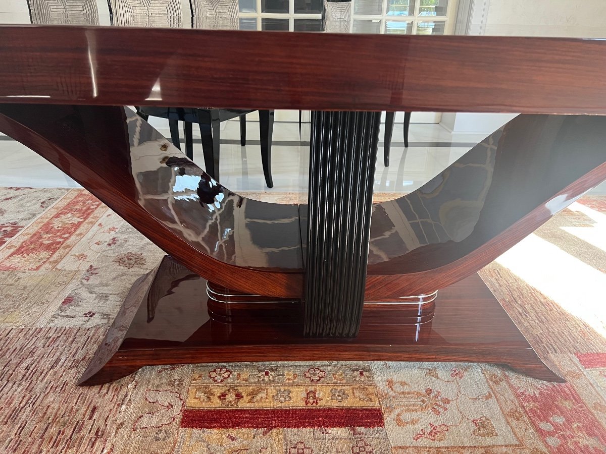 Art Deco Dining Table Indian Rosewood-photo-7