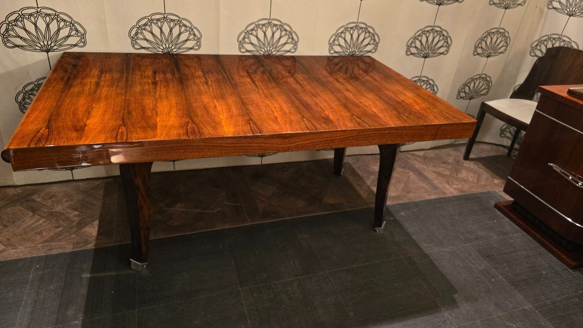 Art Deco Rio Rosewood Dining Table -photo-3