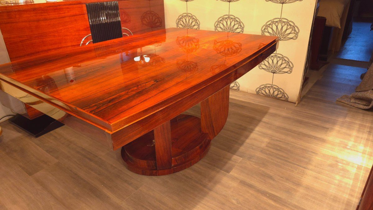 Art Deco Rio Rosewood Dining Table-photo-2