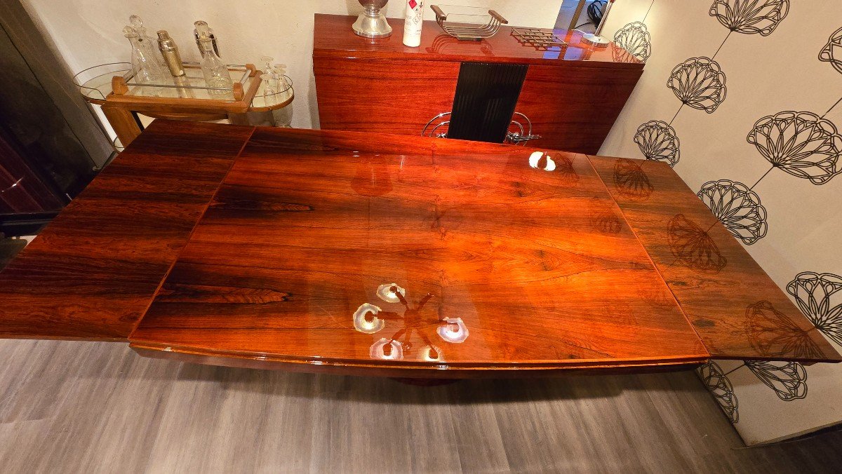 Art Deco Rio Rosewood Dining Table-photo-1