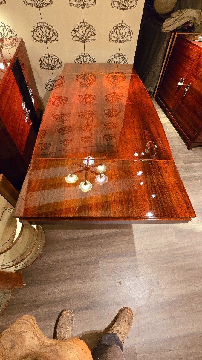 Art Deco Rio Rosewood Dining Table-photo-2