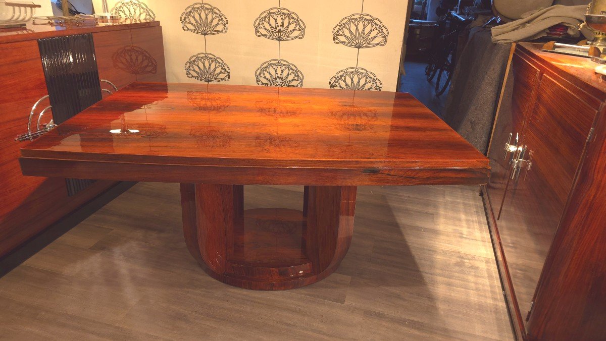 Art Deco Rio Rosewood Dining Table