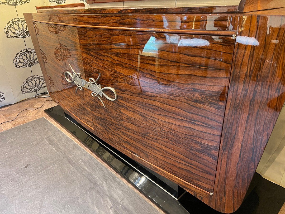 Art Deco Sideboard In Rio Rosewood -photo-2