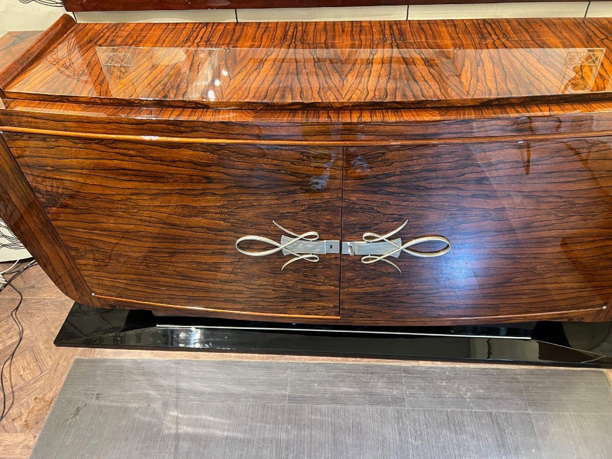 Art Deco Sideboard In Rio Rosewood -photo-3