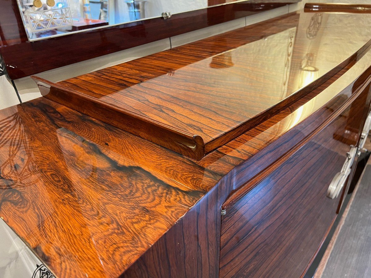 Art Deco Sideboard In Rio Rosewood -photo-1