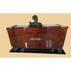 Art Deco Sideboard In Rio Rosewood 