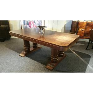 Art Deco Dining Table In Rio Rosewood