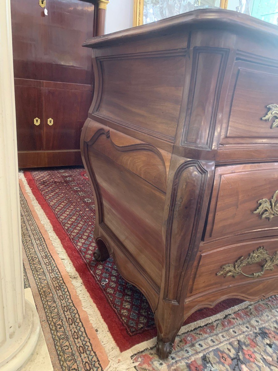 18th Century Bordeaux Mahogany Tomb Commode-photo-2