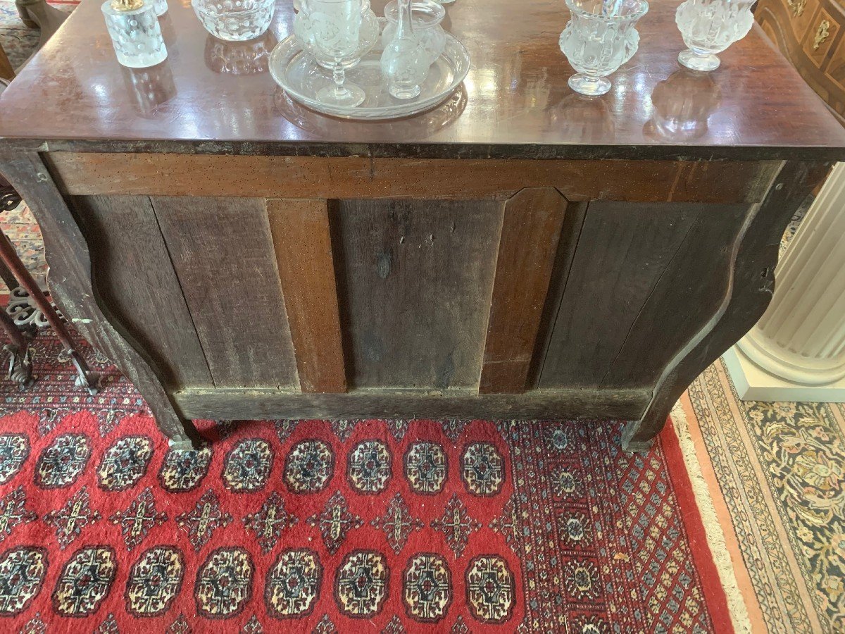 18th Century Bordeaux Mahogany Tomb Commode-photo-1