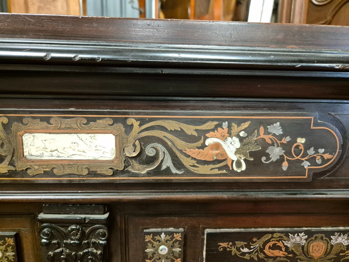 Napoleon 3 Inlaid Sideboard, Hunsinger?-photo-2