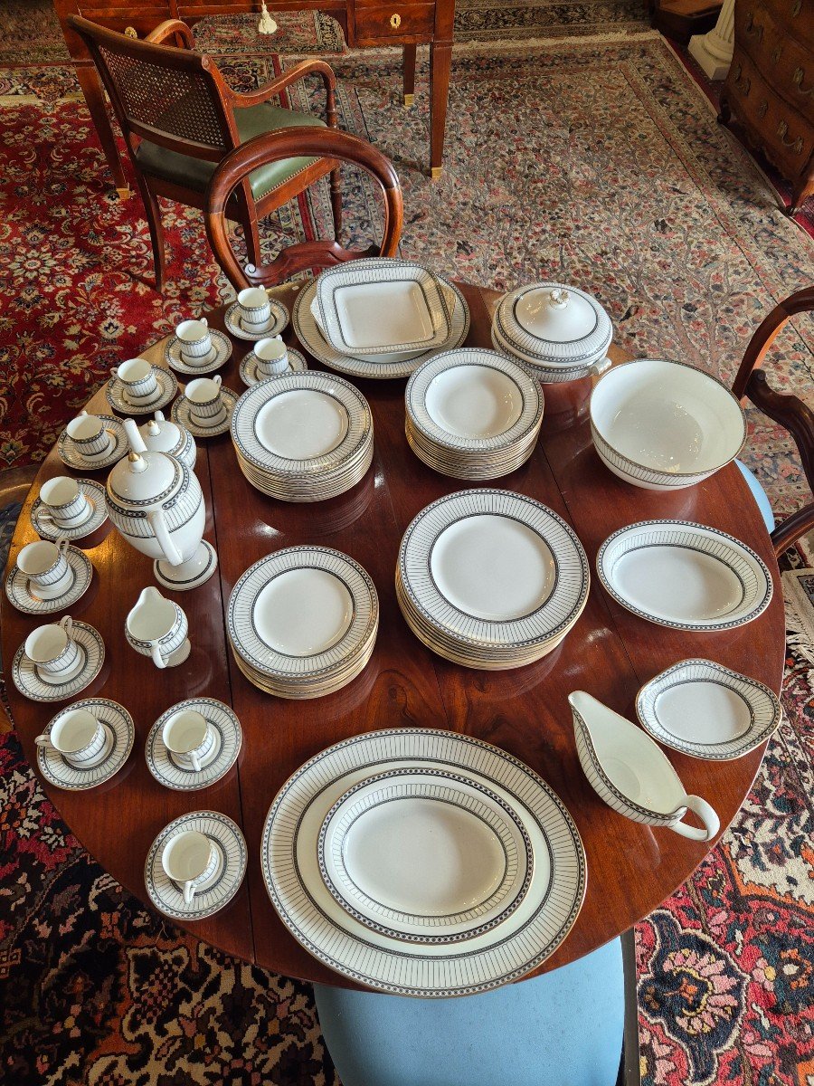 Service De Vaisselle Wedgwood Porcelaine Bone China Colonnade