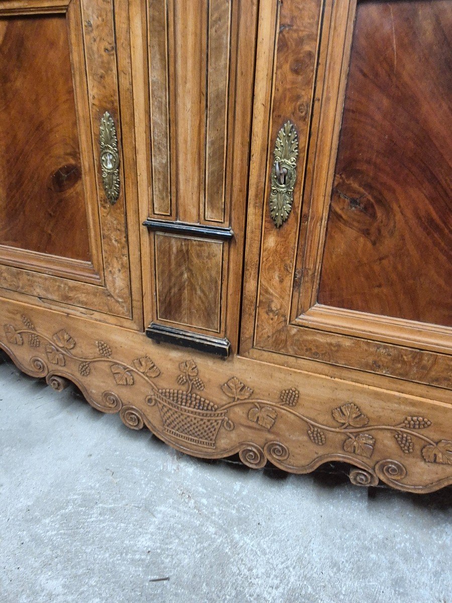 19th Century Charentais 2-body Buffet In Cherry Wood-photo-2