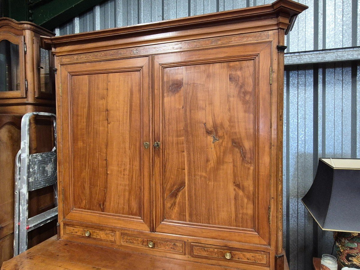 19th Century Charentais 2-body Buffet In Cherry Wood-photo-2