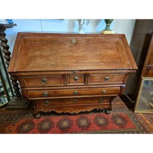 18th Century Scriban Bordeaux Chest Of Drawers