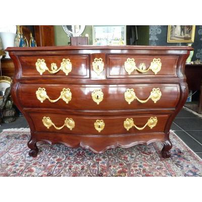 Bordeaux Mahogany Commode From Cuba Eighteenth Time