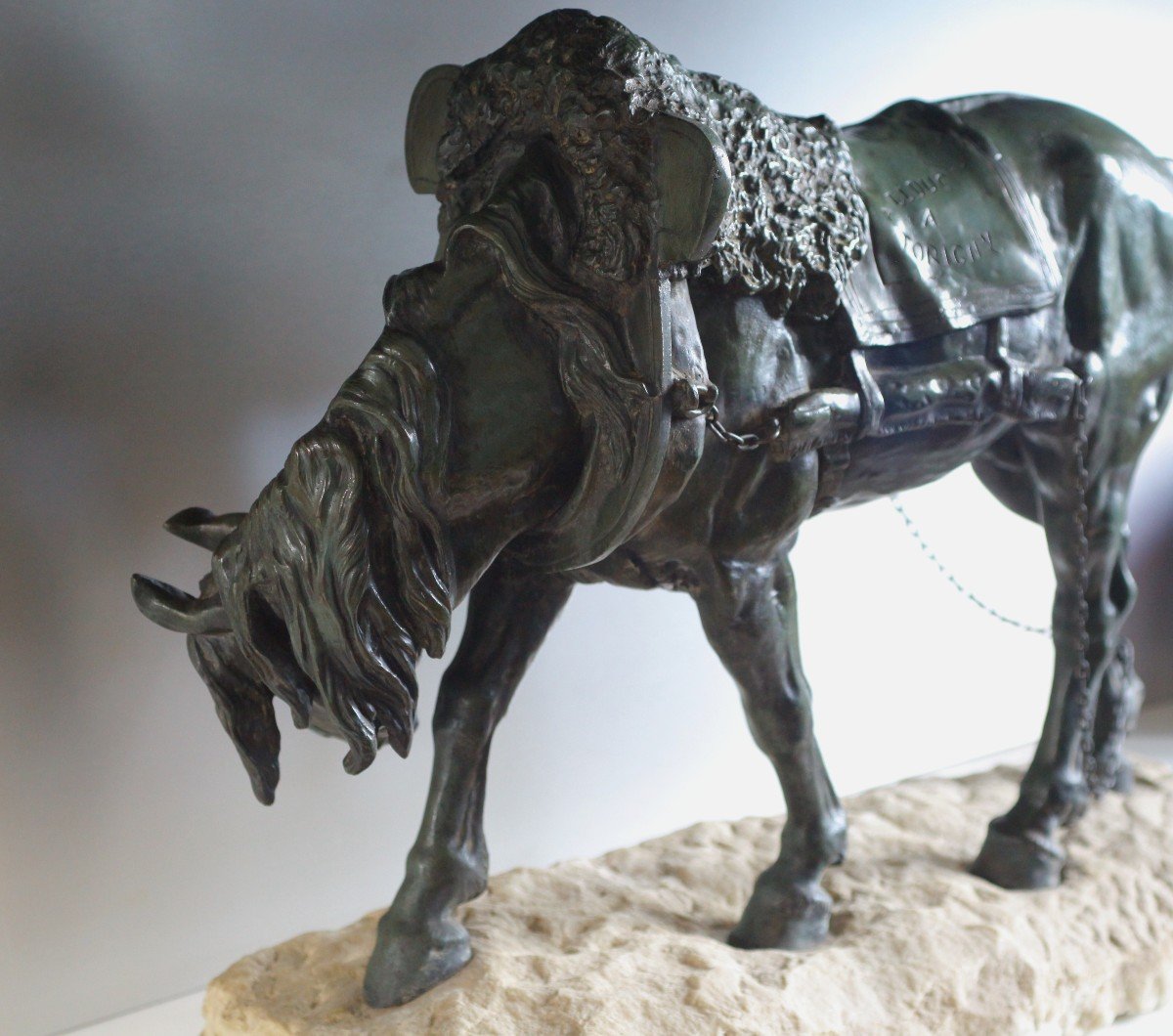 Large Horse In Bronze - Arthur Leduc-photo-2