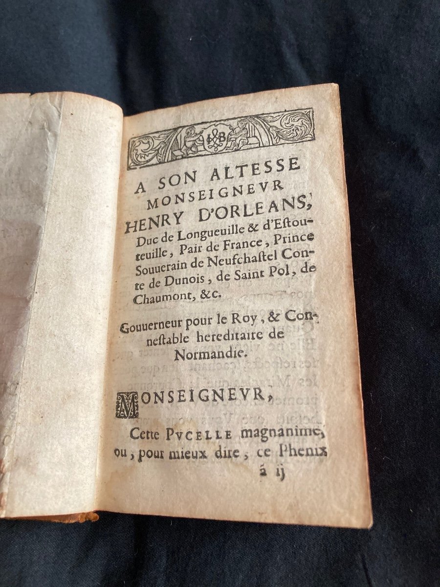 Chapelain. La Pucelle Ou La France Délivrée 1656 -photo-3