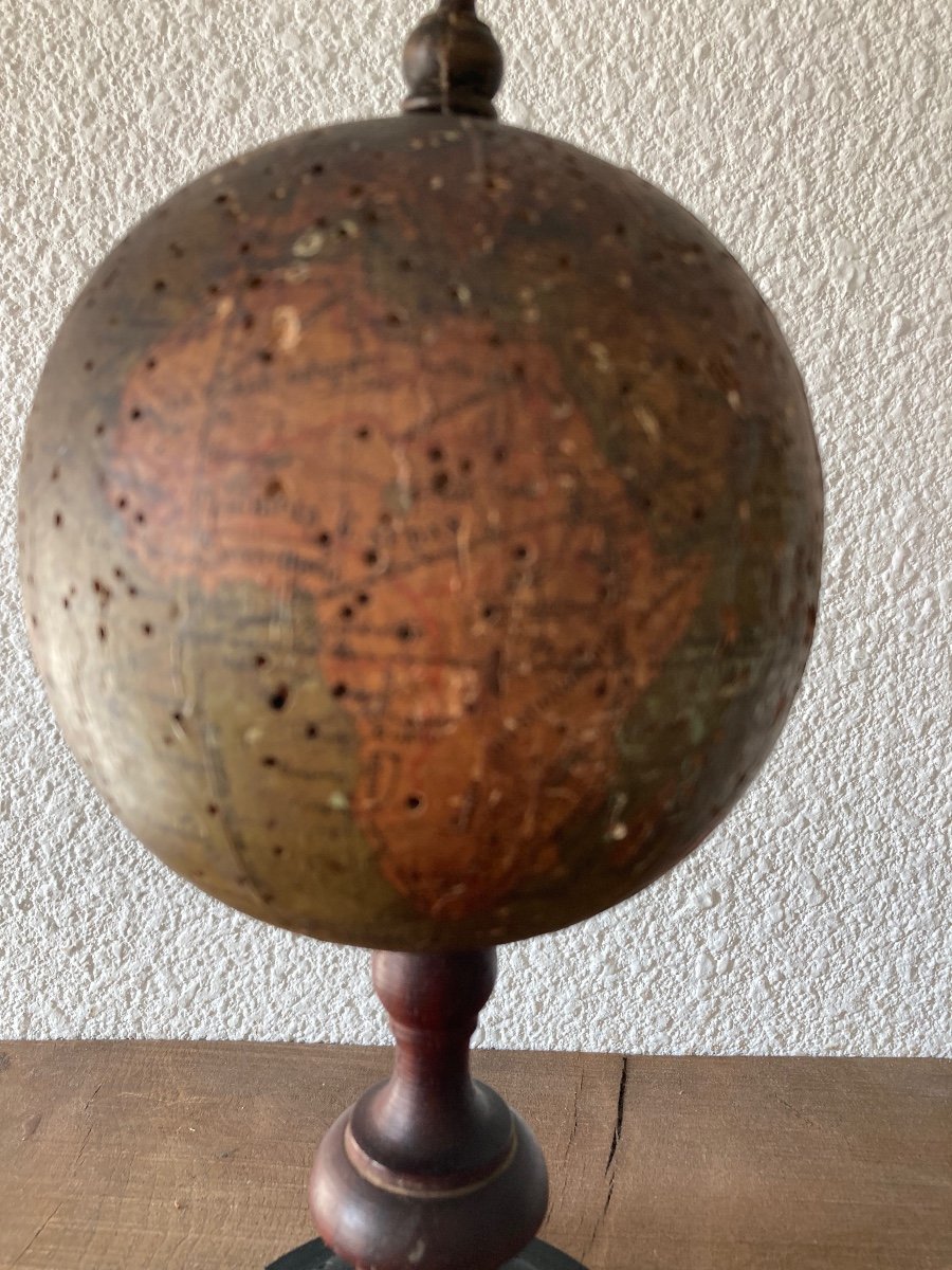 Wooden And Paper Globe-photo-2