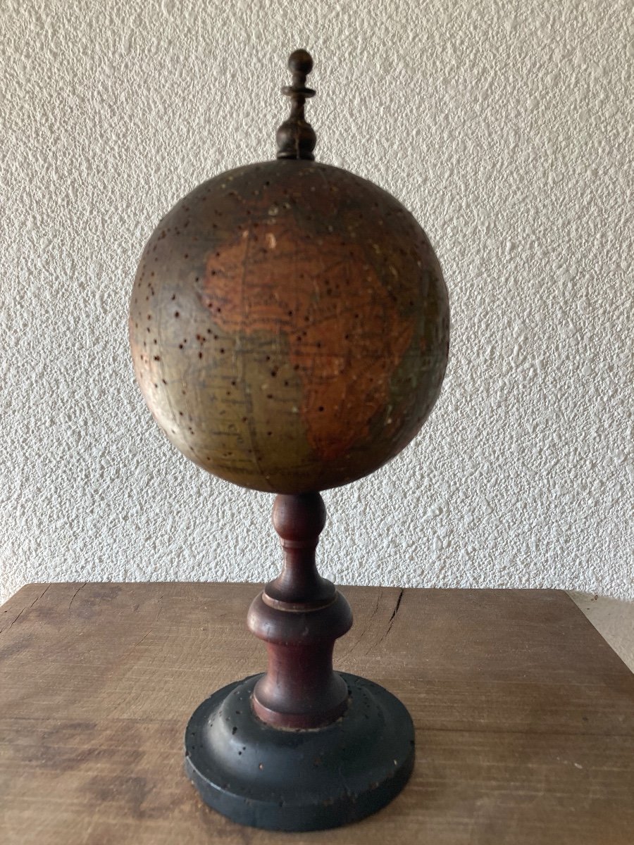 Wooden And Paper Globe