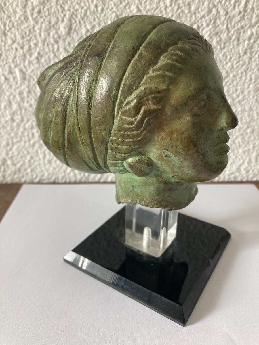 Antique Bronze Head-photo-3