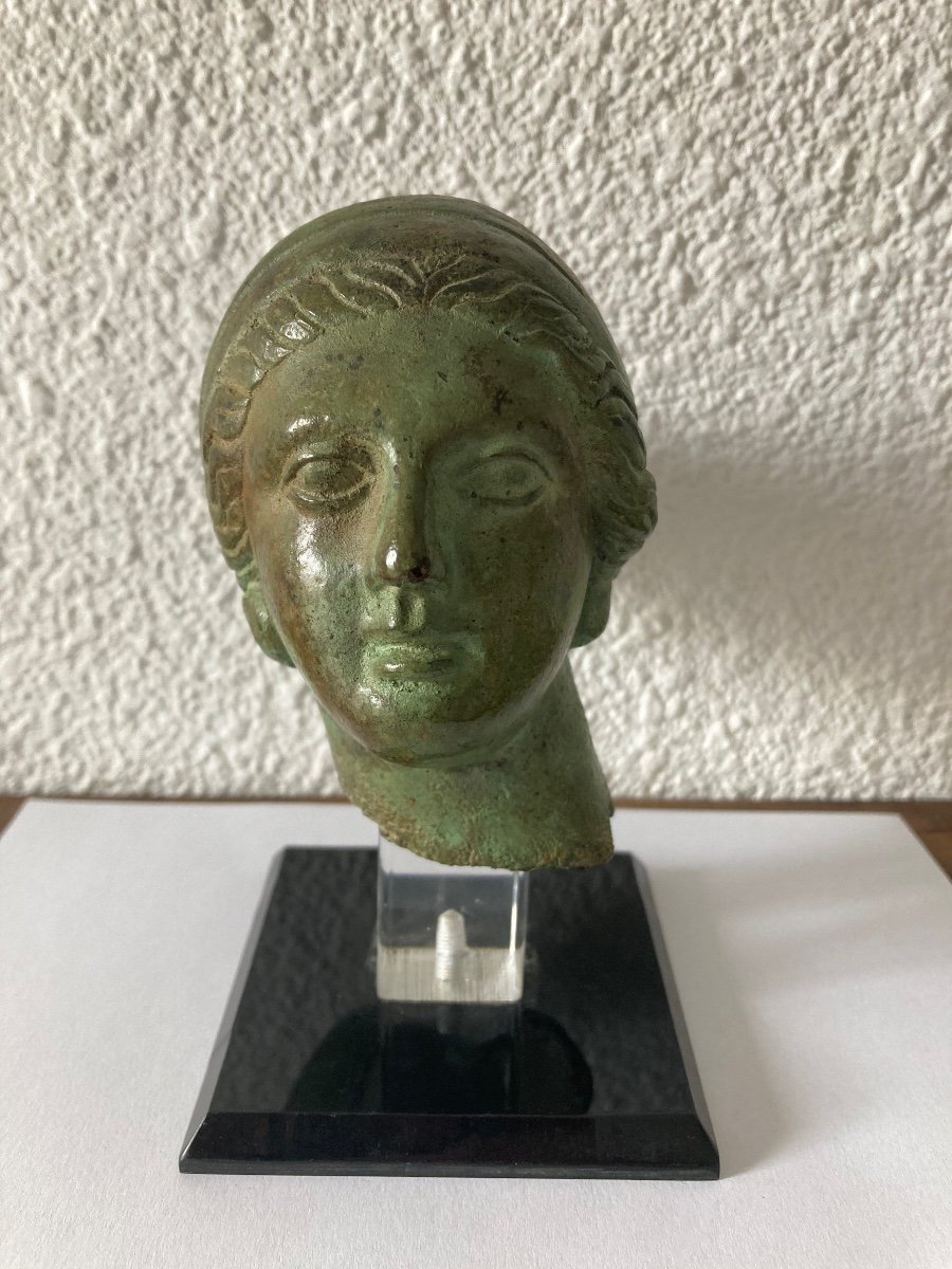 Antique Bronze Head