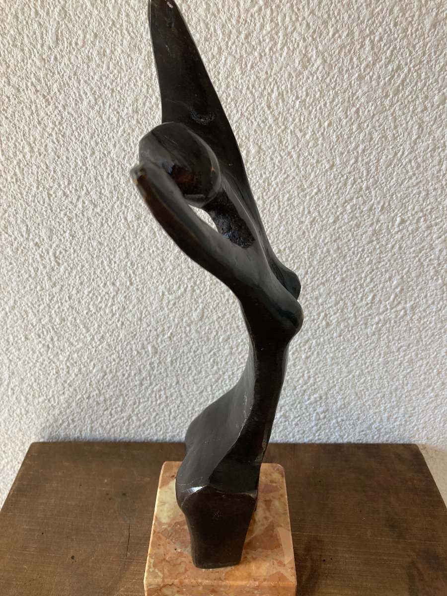 Sculpture En Bronze XXeme-photo-3