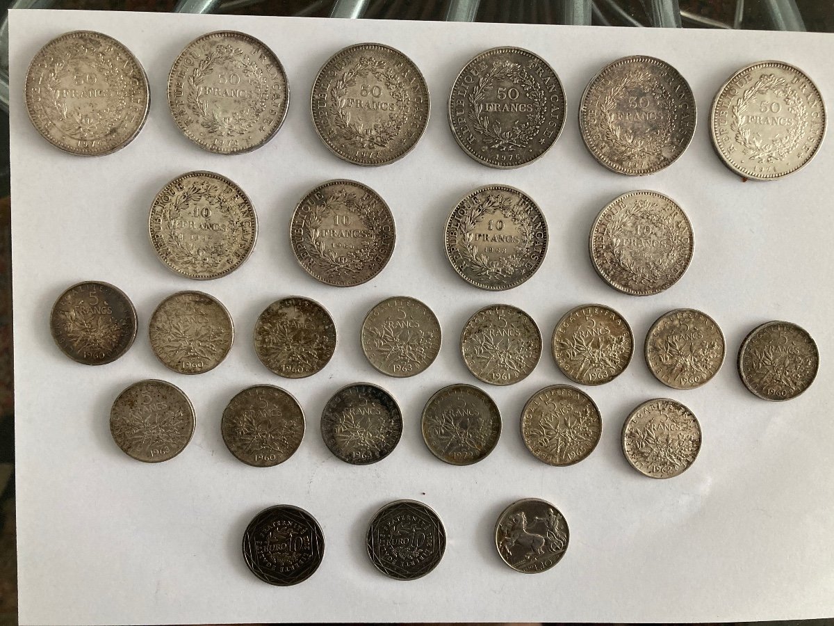 Lot Of Silver Coins-photo-2