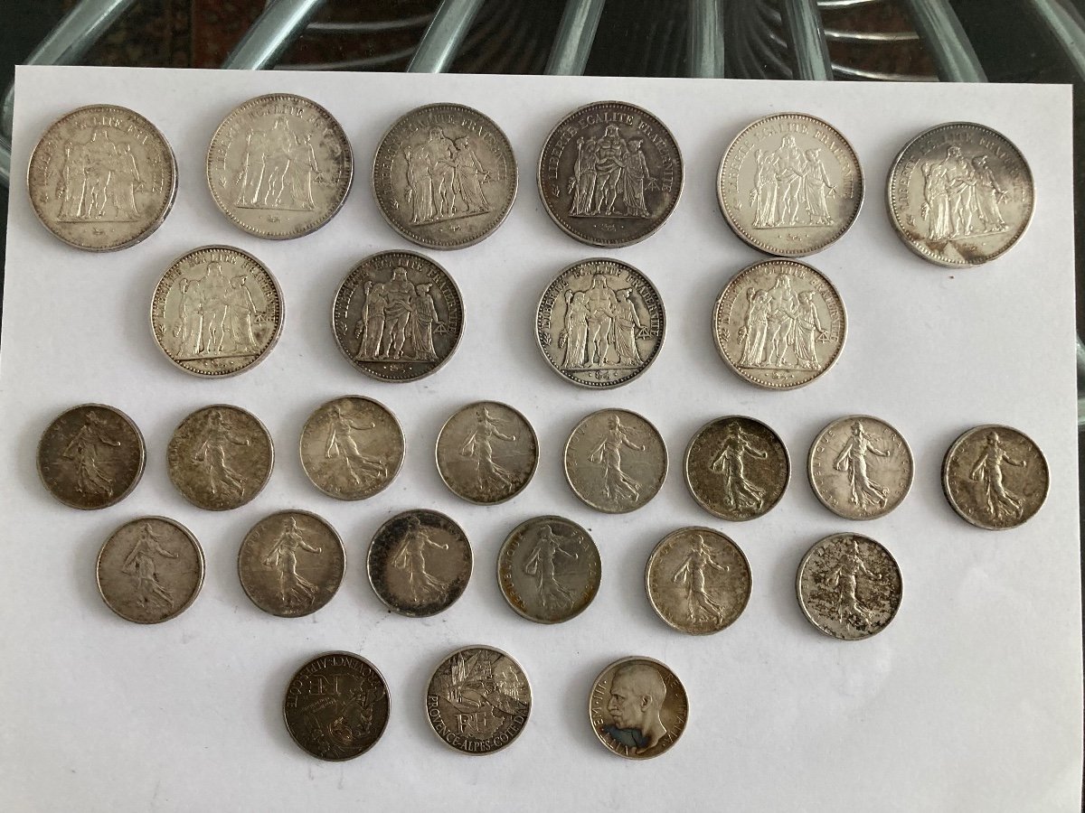 Lot Of Silver Coins-photo-3