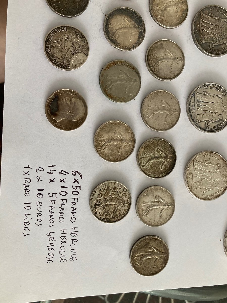 Lot Of Silver Coins-photo-4