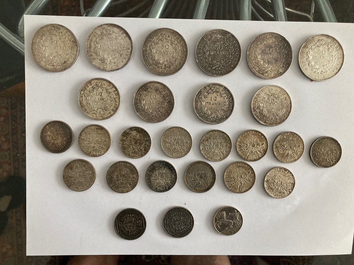 Lot Of Silver Coins