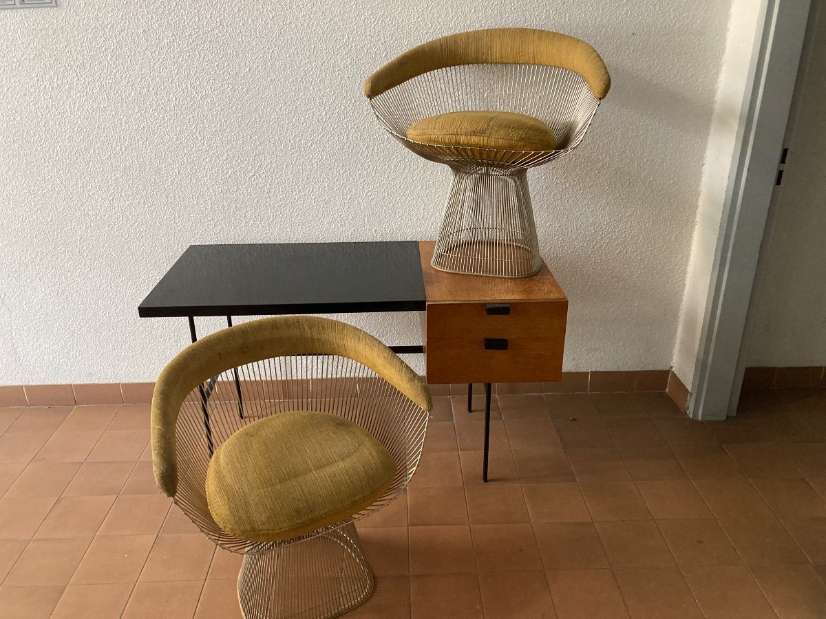 Bureau Paulin Et Chaises Platner