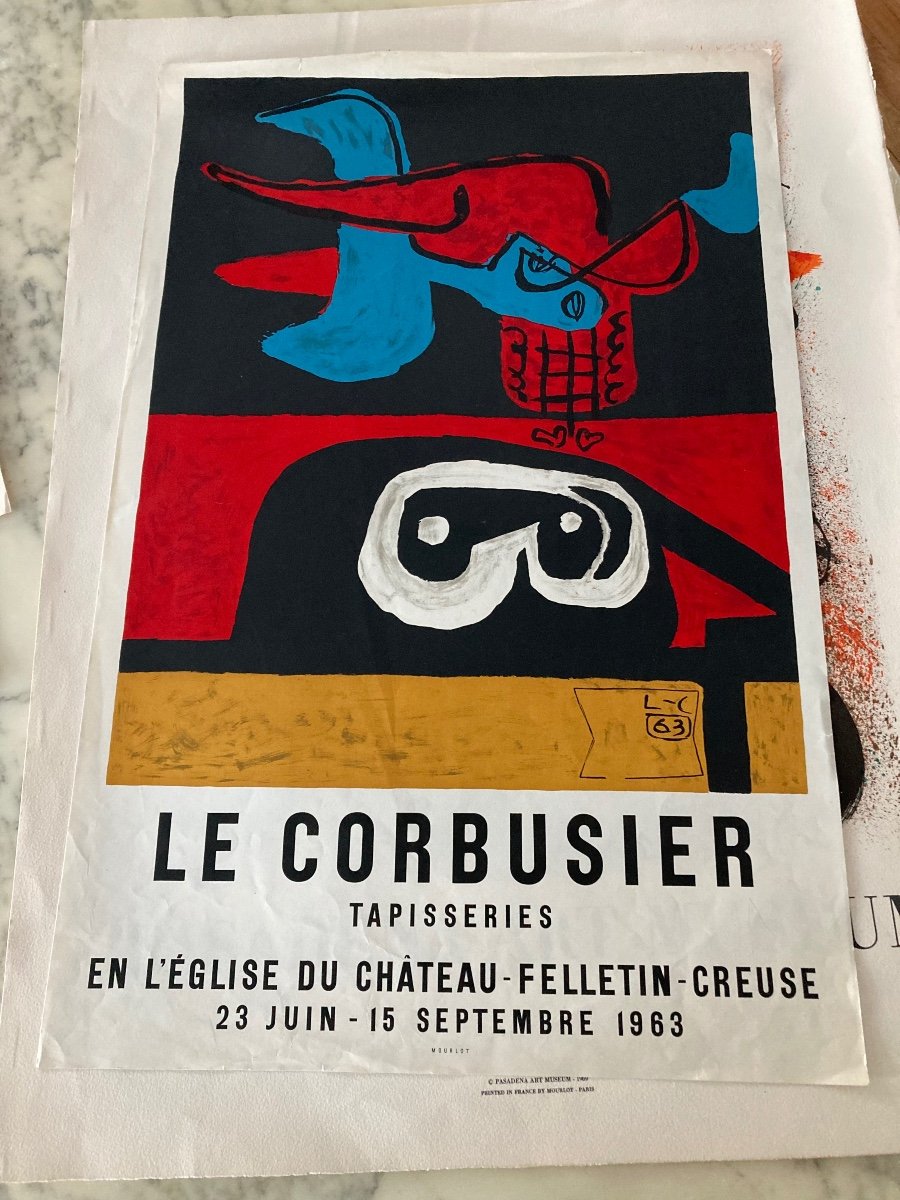 Original Le Corbusier Poster 1963-photo-3