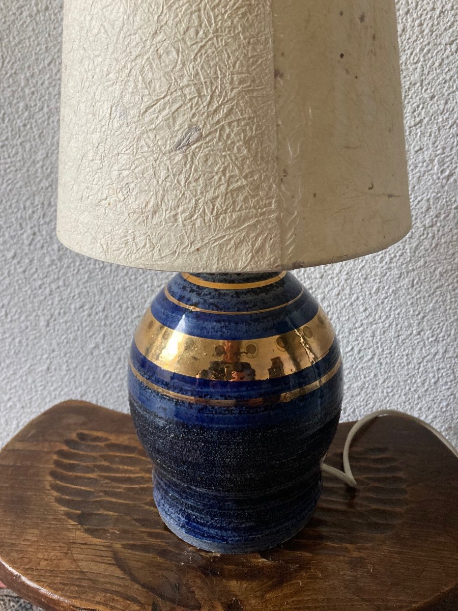 Lamp Signed Pelletier 1970s-photo-3