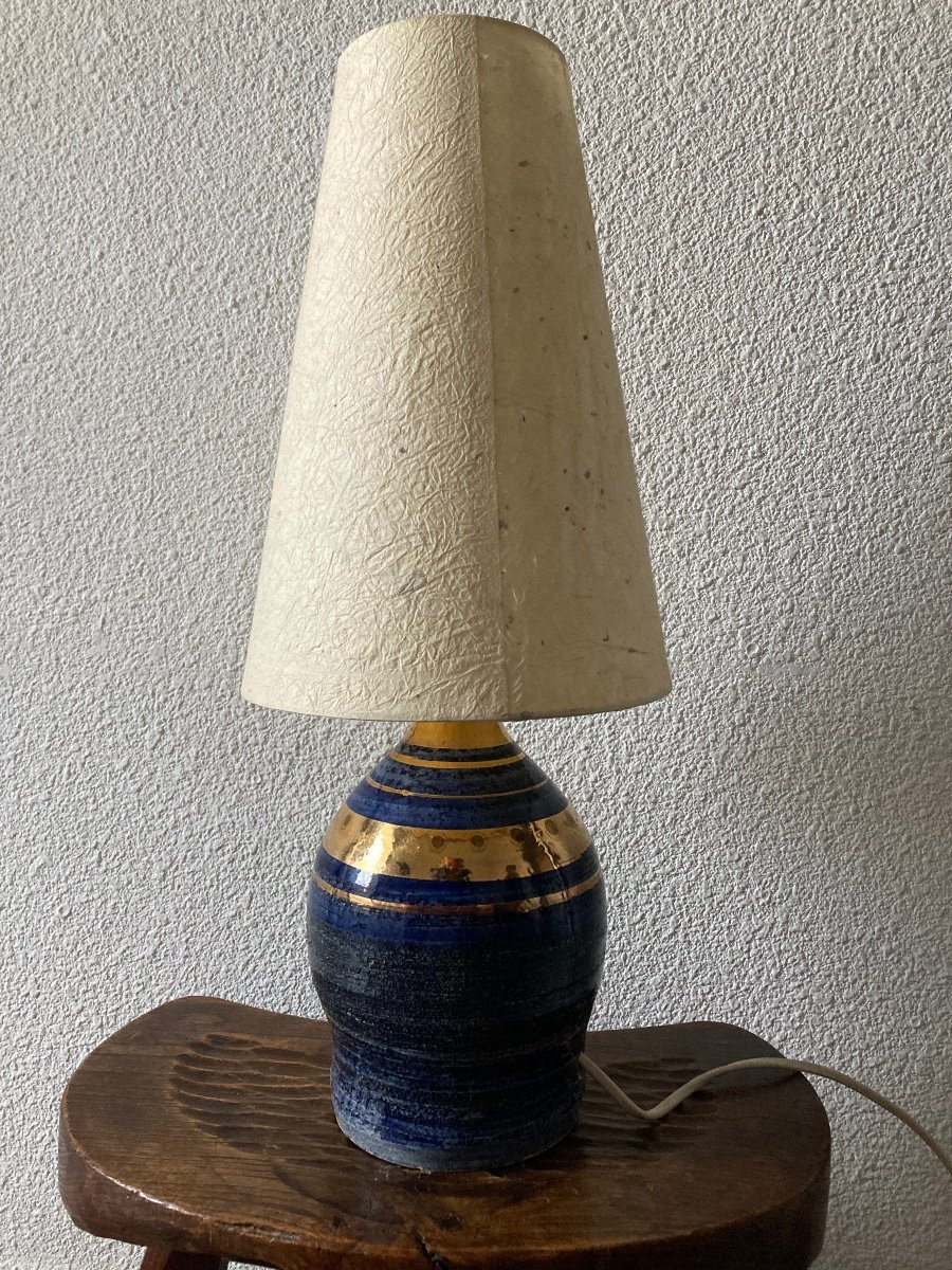 Lampe Signée Pelletier Années 1970