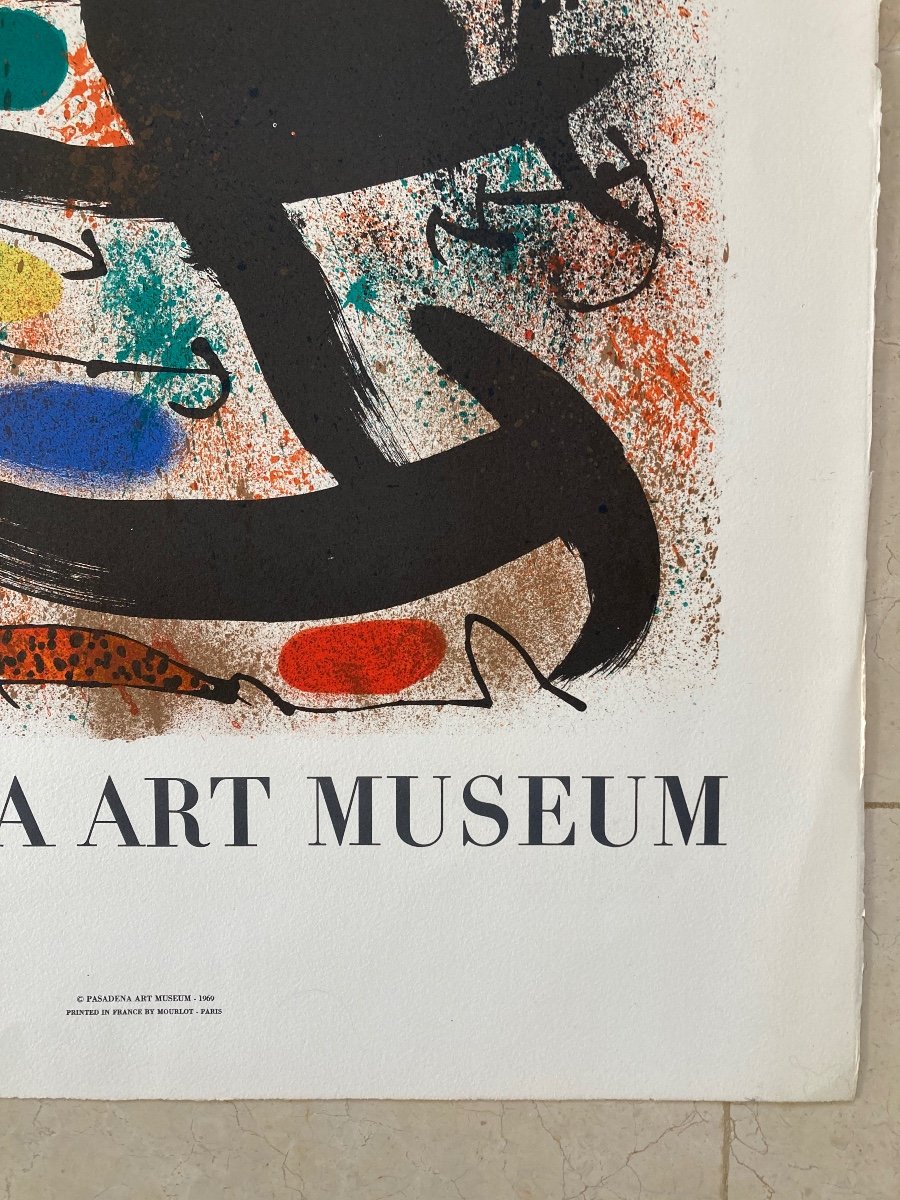 Poster Miro Art Museum Pasadena 1969-photo-2