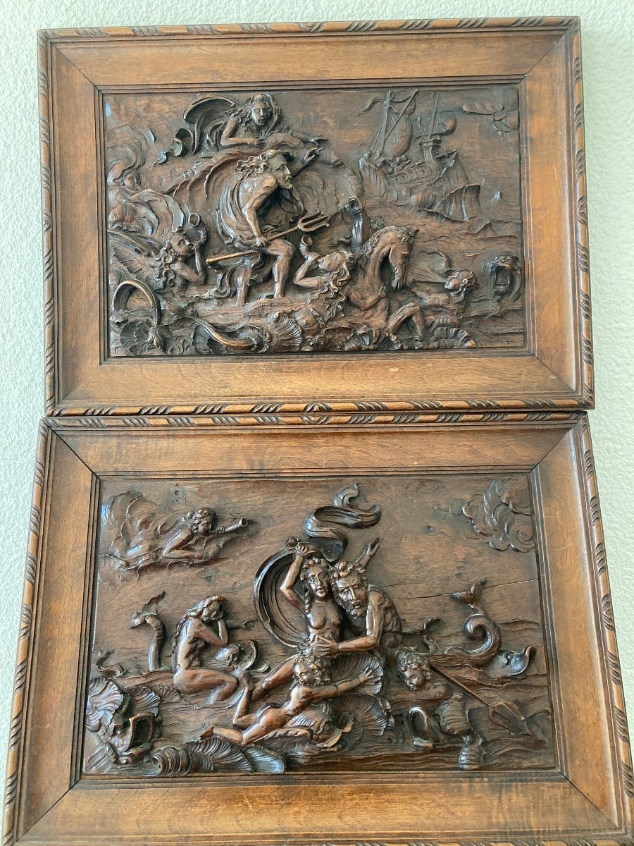 Pair Of XIXth Panels