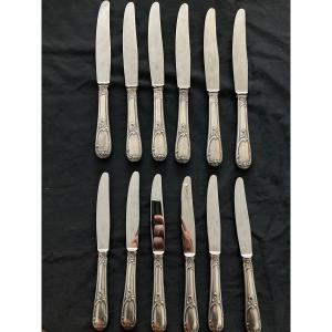 Six Large Knives And Six Small Knives