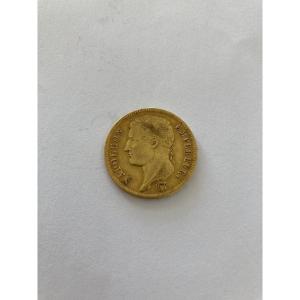 Monnaie 40 Francs Or Napoleon Empereur 1812