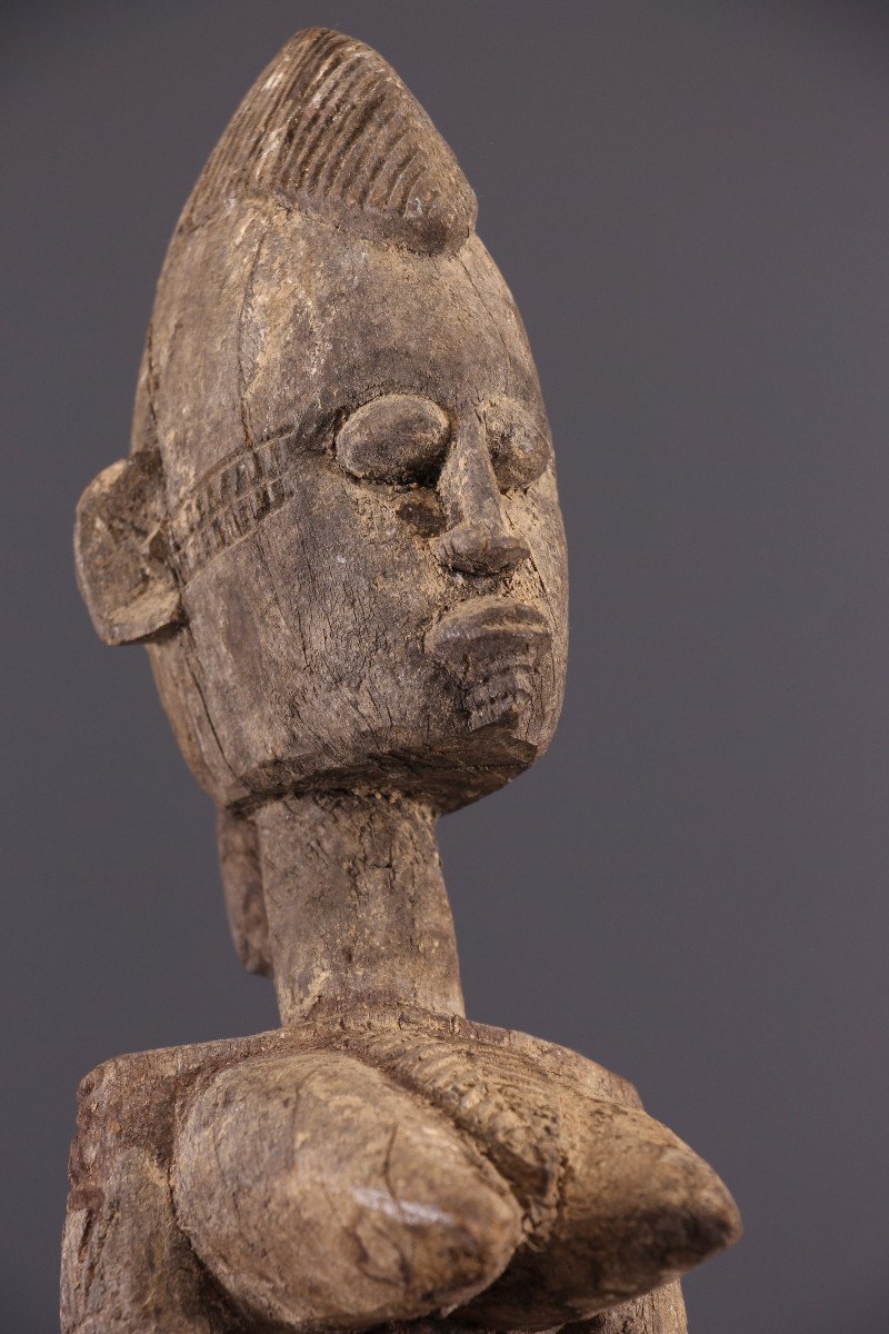 Art Tribal Africain - Figure Féminine Dogon-photo-3