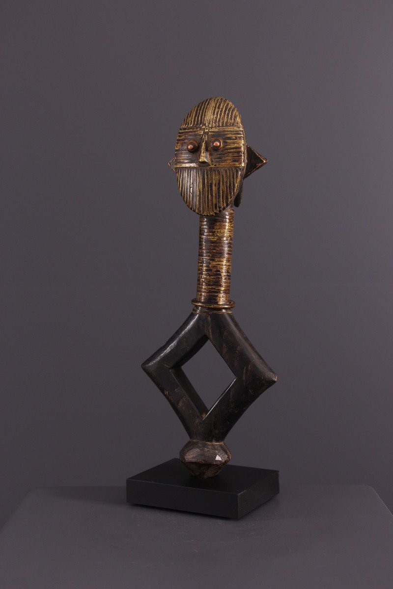 Art Tribal Africain - Sculpture De Reliquaire Mbumba Sango/ondumbo -photo-3