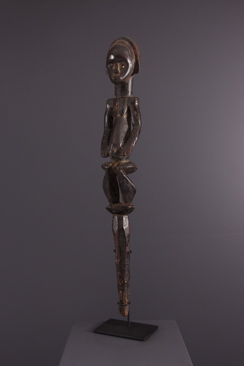 Art Tribal Africain - Figure d'Ancêtre Fang Ntumu Du Byeri -photo-3