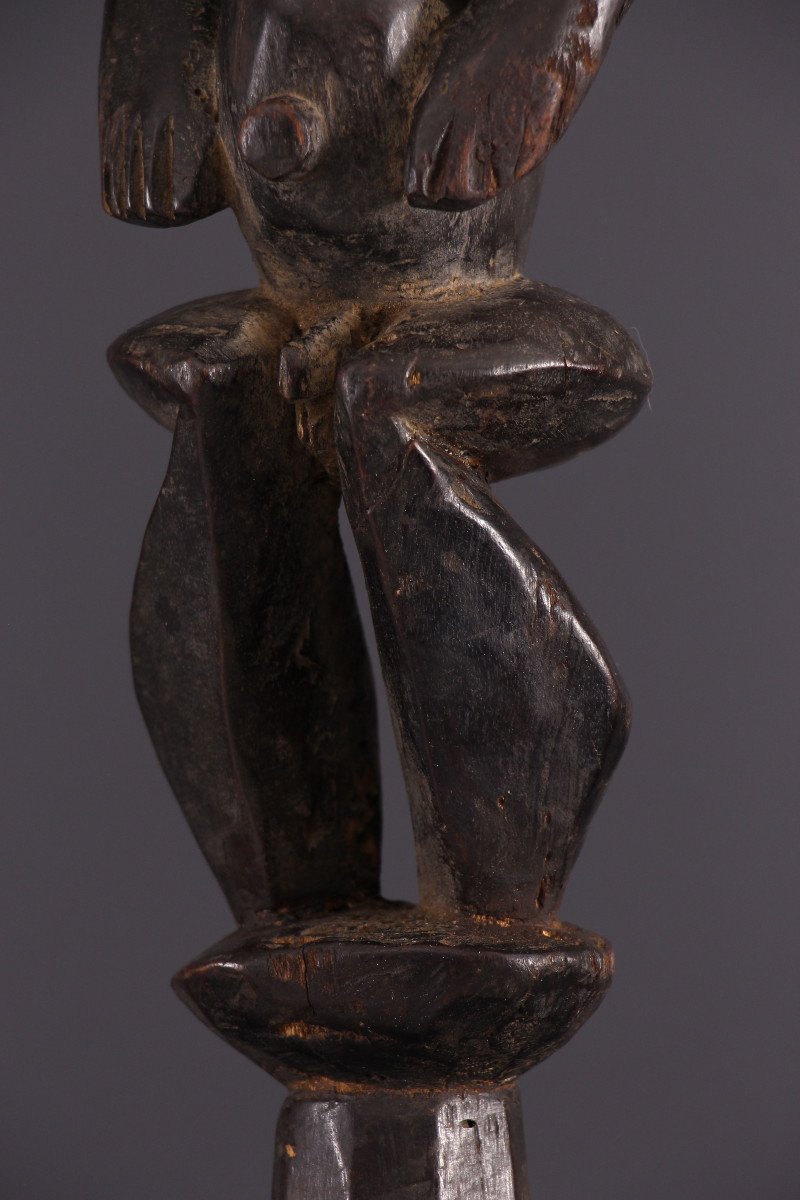 Art Tribal Africain - Figure d'Ancêtre Fang Ntumu Du Byeri -photo-1